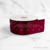 2" Single Face Satin Ribbon - 50 Yards (Wine)