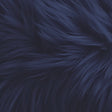 Faux Fur Fabric Squares Dark Navy Blue