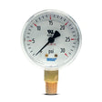 Pressure Gauge 2 Inch Chrome Plated Oxygen Service