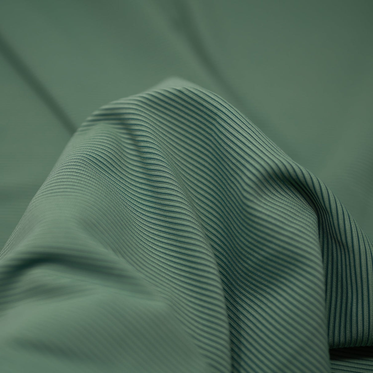 Stretch Rib Knit Fabric Two Tone