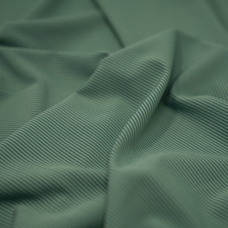 Stretch Rib Knit Fabric Two Tone