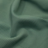 Two Tone Stretch Rib Knit Polyester Spandex Fabric - Black/Charcoal, Ribbed Texture, 59/60" Cut Width, 57" Usable Width (1 Yard)