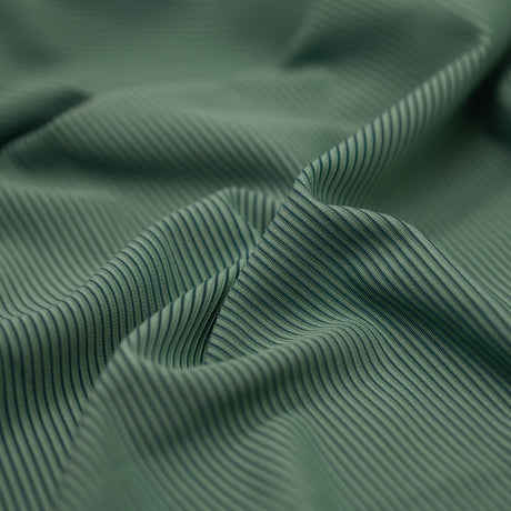 Stretch Rib Knit Fabric Two Tone