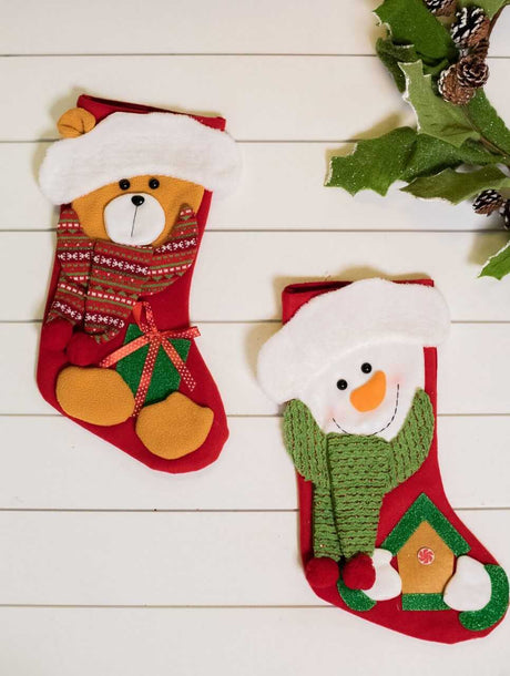 20” Snowman and Bear Stocking