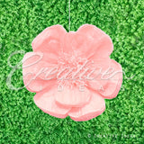 20" Tissue Scallop Flowers-Pc (Blush)