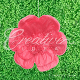 20" Tissue Scallop Flowers-Pc (Fuchsia)