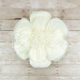 20" Tissue Scallop Flowers-Pc (Ivory)