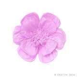 20" Tissue Scallop Flowers-Pc (Lavender)