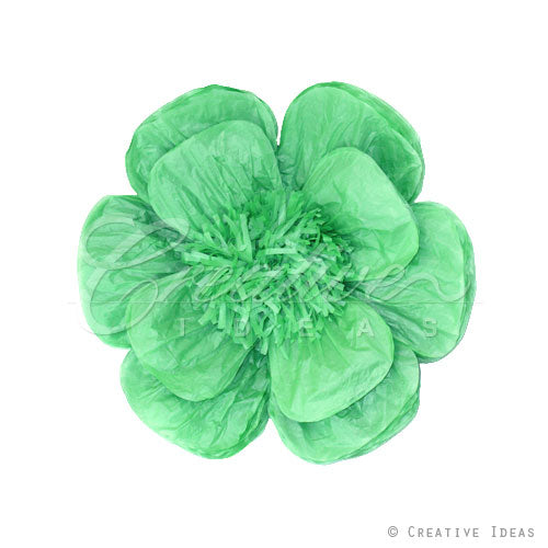20" Tissue Scallop Flowers-Pc (Mint Green)