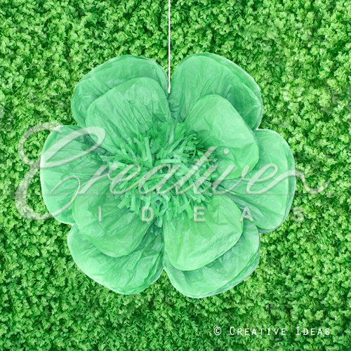 20" Tissue Scallop Flowers-Pc (Mint Green)