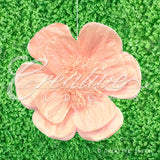 20" Tissue Scallop Flowers-Pc (Peach)