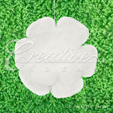 20" Tissue Scallop Flowers-Pc (White)