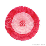 20" Tissue Starburst Flowers-Pc (Fuchsia)