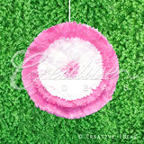 20" Tissue Starburst Flowers-Pc (Pink)