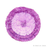 20" Tissue Starburst Flowers-Pc (Purple)