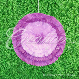 20" Tissue Starburst Flowers-Pc (Purple)