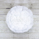 20" Tissue Starburst Flowers-Pc (White)