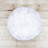 20" Tissue Starburst Flowers-Pc (White)