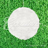20" Tissue Starburst Flowers-Pc (White)