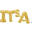 Gold Foil Phrase Balloon