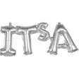 Foil Balloon Block Phrase It's A Silver