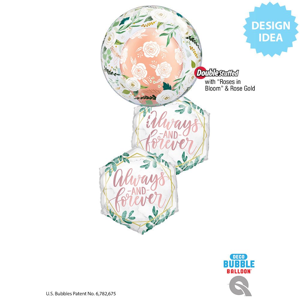 Foil Balloon Always & Forever Greenery