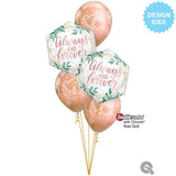 Foil Balloon Always & Forever Greenery