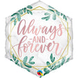 Foil Balloon Always & Forever Greenery