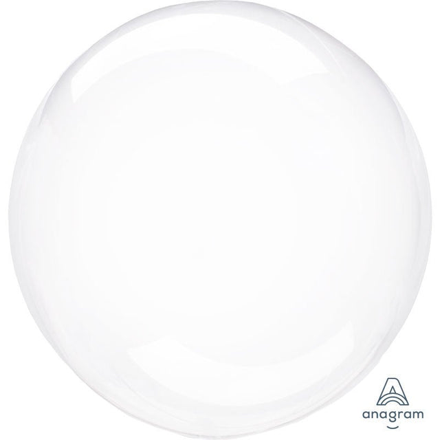 Plastic Balloon 20 Inch Crystal Clearz Clear