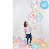 Plastic Balloon 20 Inch Crystal Clearz Clear