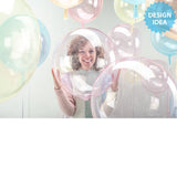 Plastic Balloon 20 Inch Crystal Clearz Clear