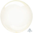 Plastic Balloon 20 Inch Crystal Clearz Yellow