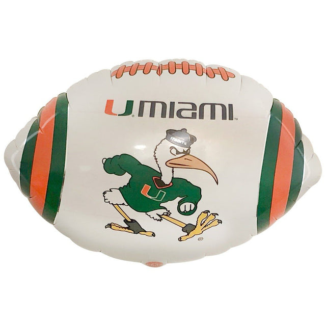 Foil Balloon University of Miami Hurricanes Football
