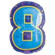 Foil Balloon Number 8 Multi-Color 20 Inch