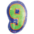 Foil Balloon Number 9 Multi-Color 20 Inch
