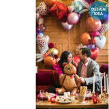 Foil Balloon 20 Inch Sitting Teddy