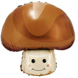 Smiling Mushroom Foil Balloon