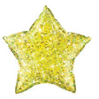 Foil Balloon 20 Inch Star Holographic Yellow