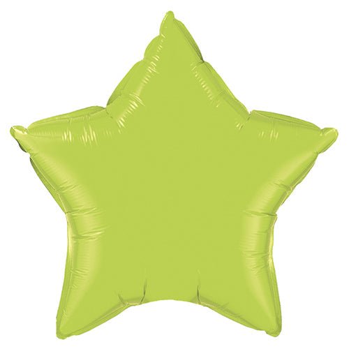 Lime Green Star Foil Balloon