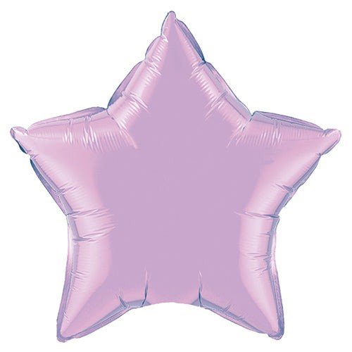 20 Inch Star Pearl Lavender Foil Balloon