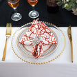 Scuba Dinner Napkins 20x20 Rust/Burnt Orange