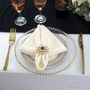 20"x20" Crinkle Scuba Wrinkle-Free Napkins (240 GSM)