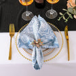 Scuba Dinner Napkin Sample 20x20 Dusty Blue