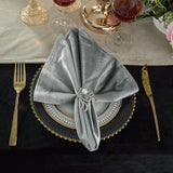 10 Piece Italian Velvet Napkins 20"x20"  for Elegant Event Dining