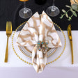 Scuba Dinner Napkin Sample 20x20 Champagne