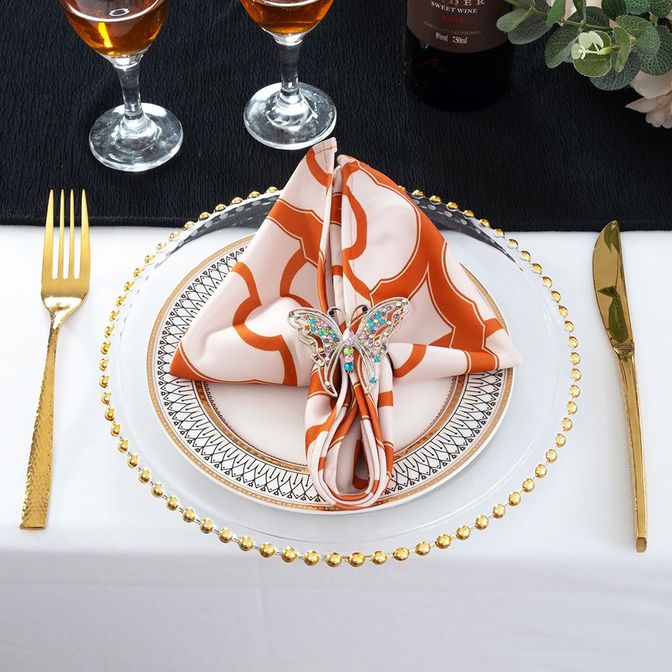 Scuba Dinner Napkin 20x20 Orange