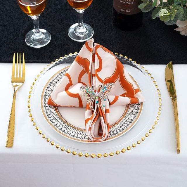 Scuba Dinner Napkin 20x20 Orange
