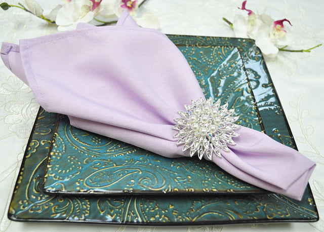 Polyester Dinner Napkins 20x20 Lavender
