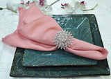 Polyester Dinner Napkins 20x20 Rose Pink
