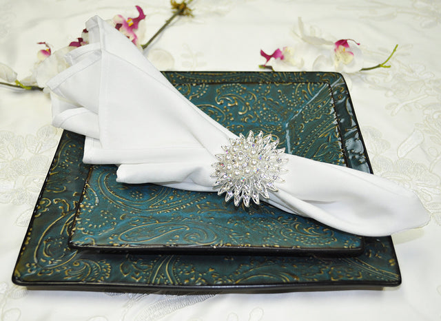 Premium Polyester Dinner Napkin 20x20 White